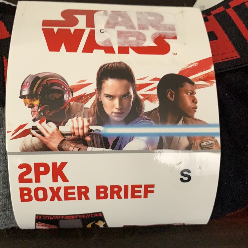 Star Wars 2pk boxer brief size S